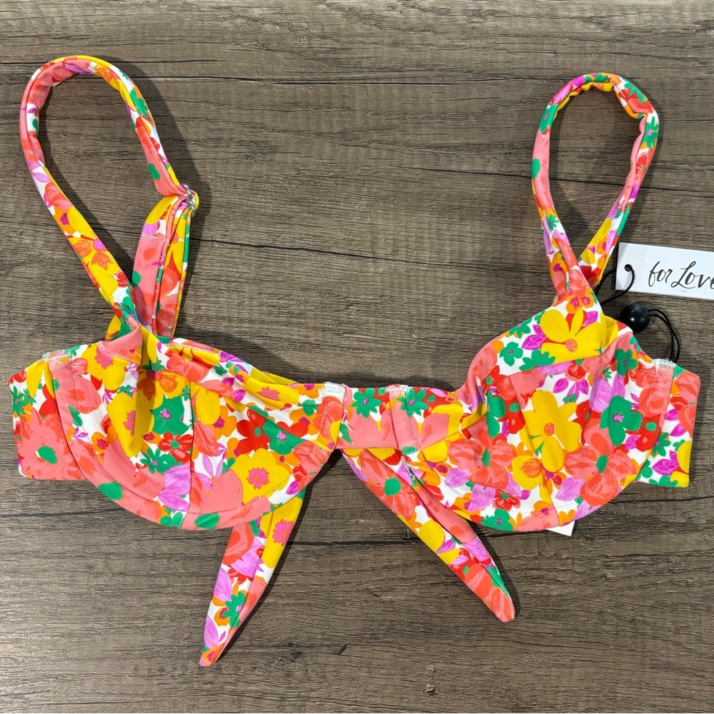 For Love & Lemons - NWT XS Zinnia Underwire Bikini Top
